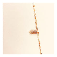 Load image into Gallery viewer, Bracelet LILI - Chain Square link &amp; Amulet 18K Yellow Gold

